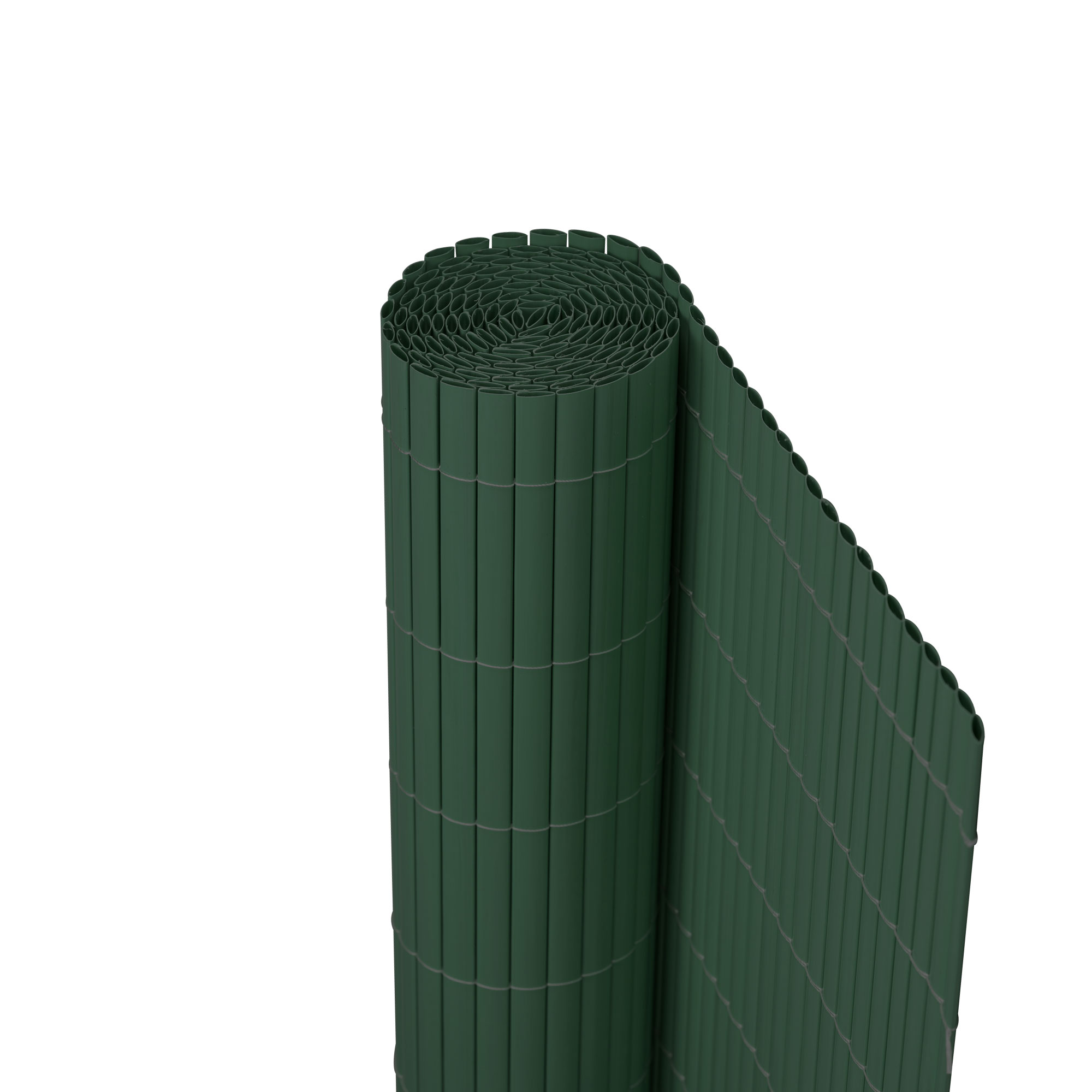 Rete di protezione in PVC arrotolata, simile al bambù, per privacy e decorazione