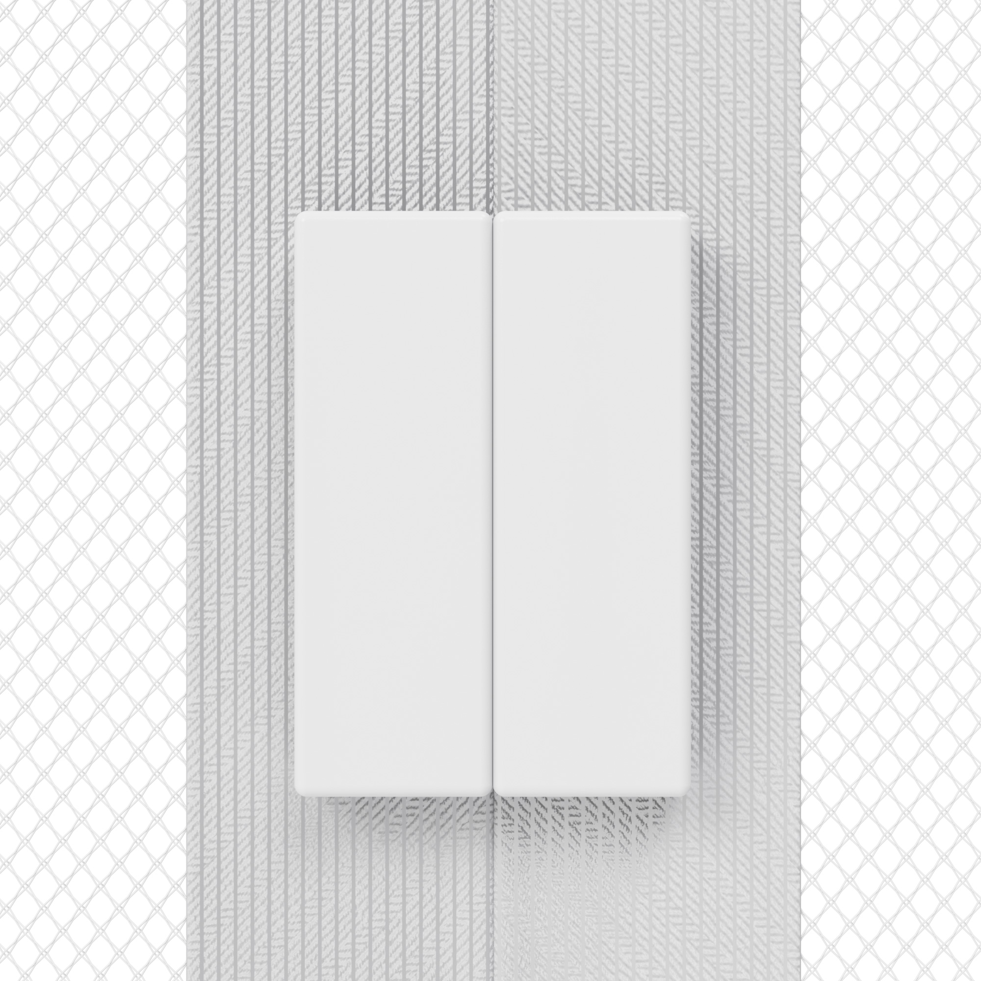 Tenda a rete magnetica per porte con chiusura magnetica centrale