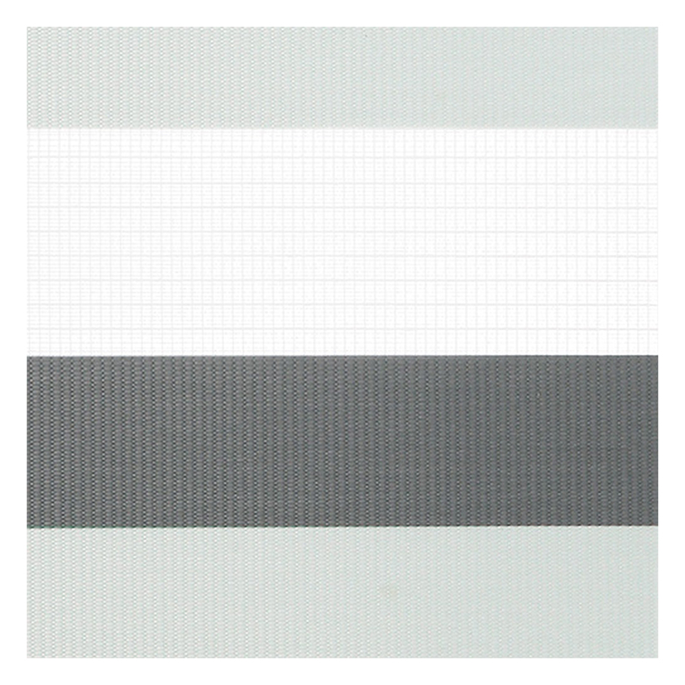 Campioni di tessuto per tende giorno e notte su misura | B460 grigio-nero / semi-trasparente / Dualis Campioni di tessuto per tende giorno e notte su misura | B460 grigio-nero / semi-trasparente / Dualis