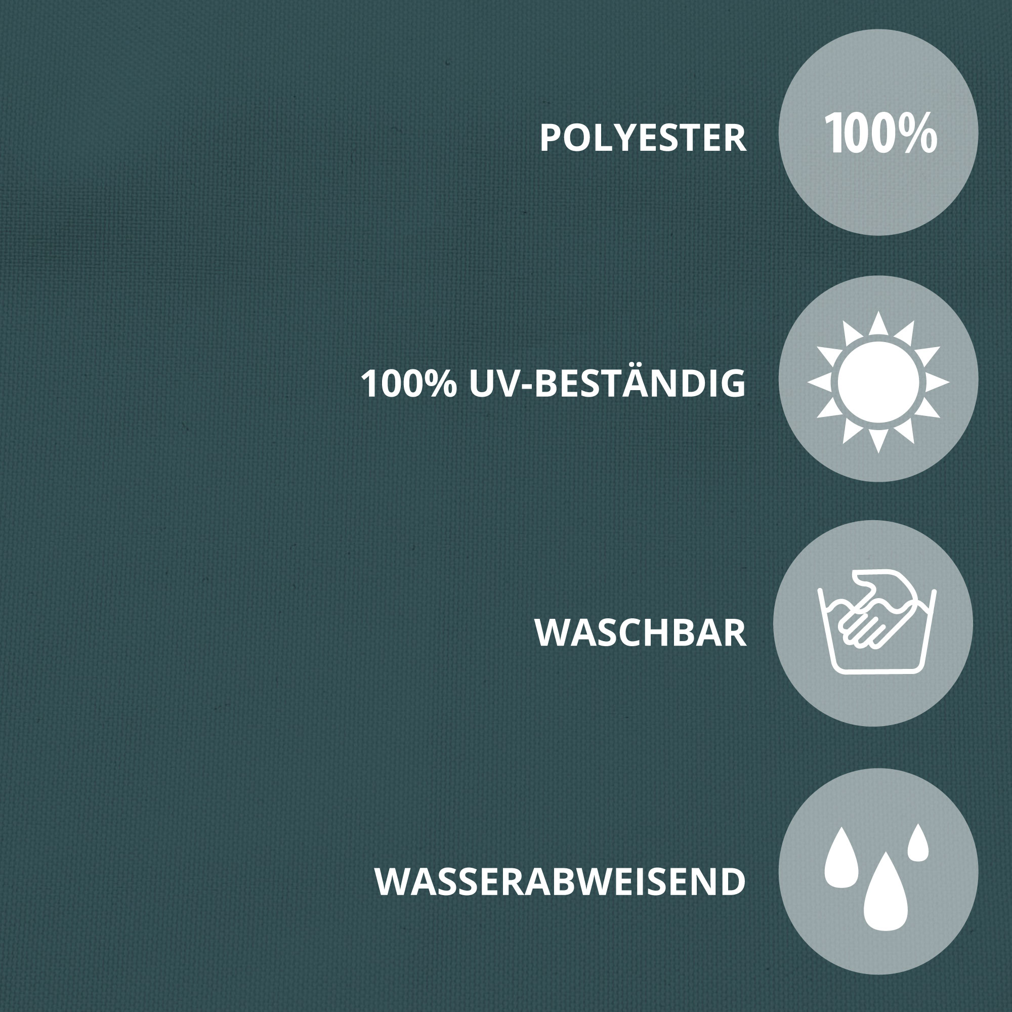 Rivestimento per balcone in poliestere, resistente ai raggi UV, lavabile, idrorepellente