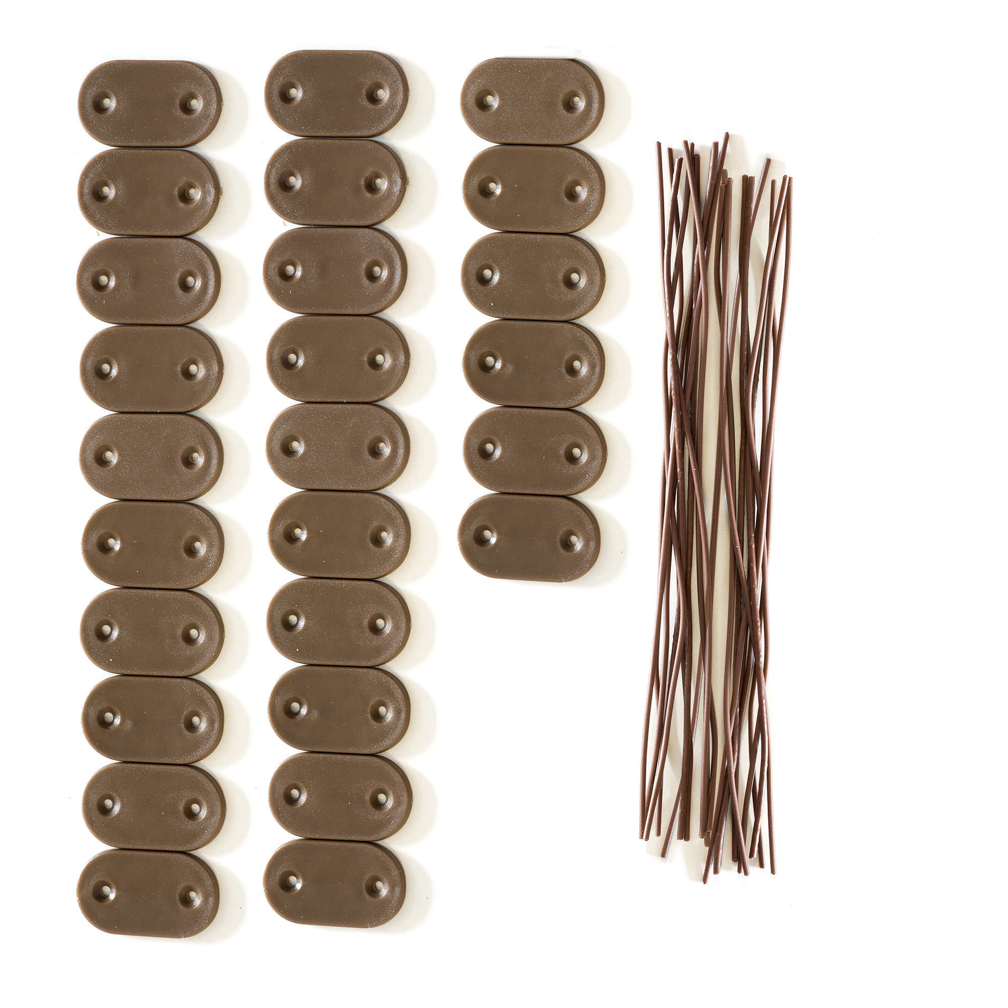 Kit di fissaggio per pannelli di protezione con clip e fascette