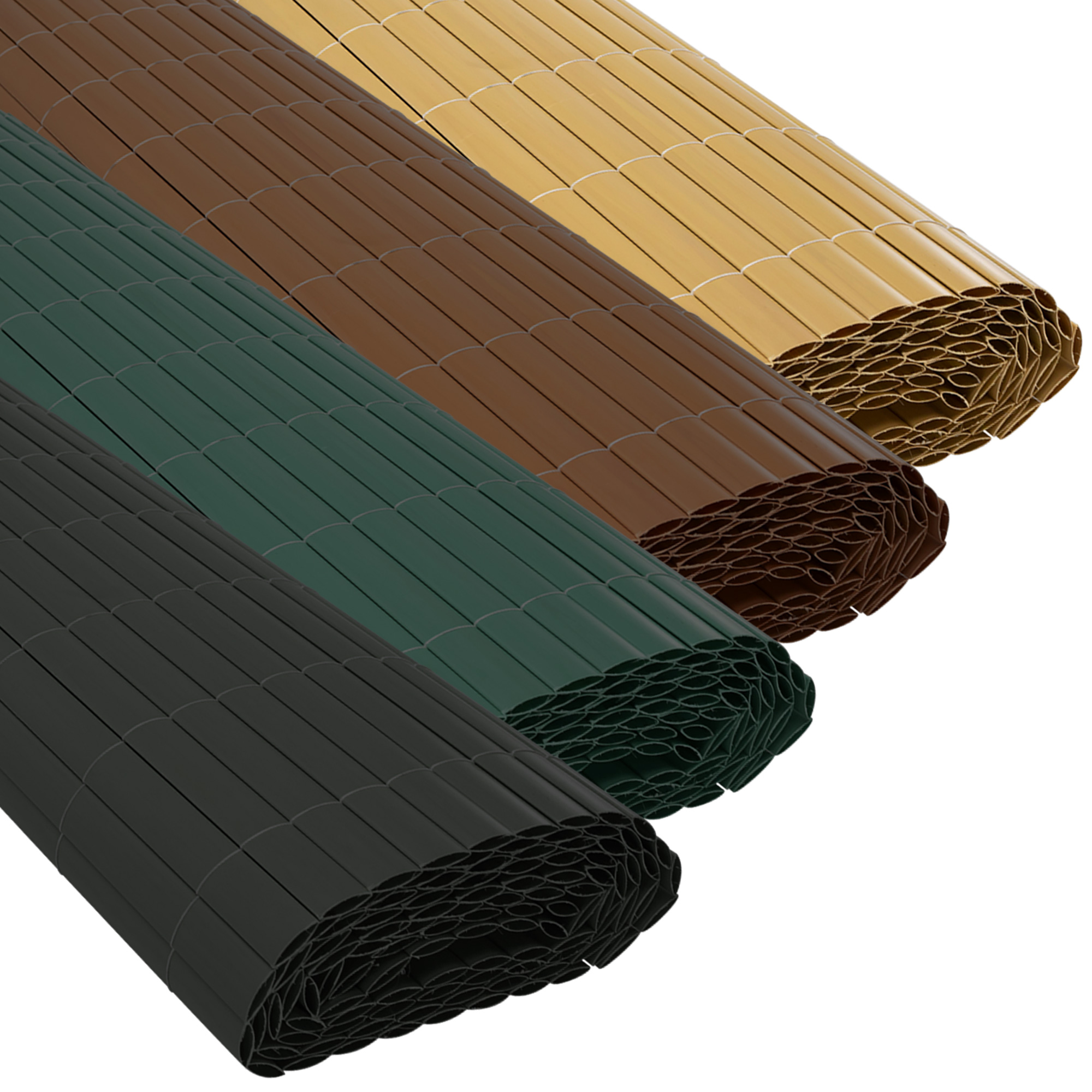 Reti di protezione in PVC arrotolate in diverse varianti per protezione e delimitazione