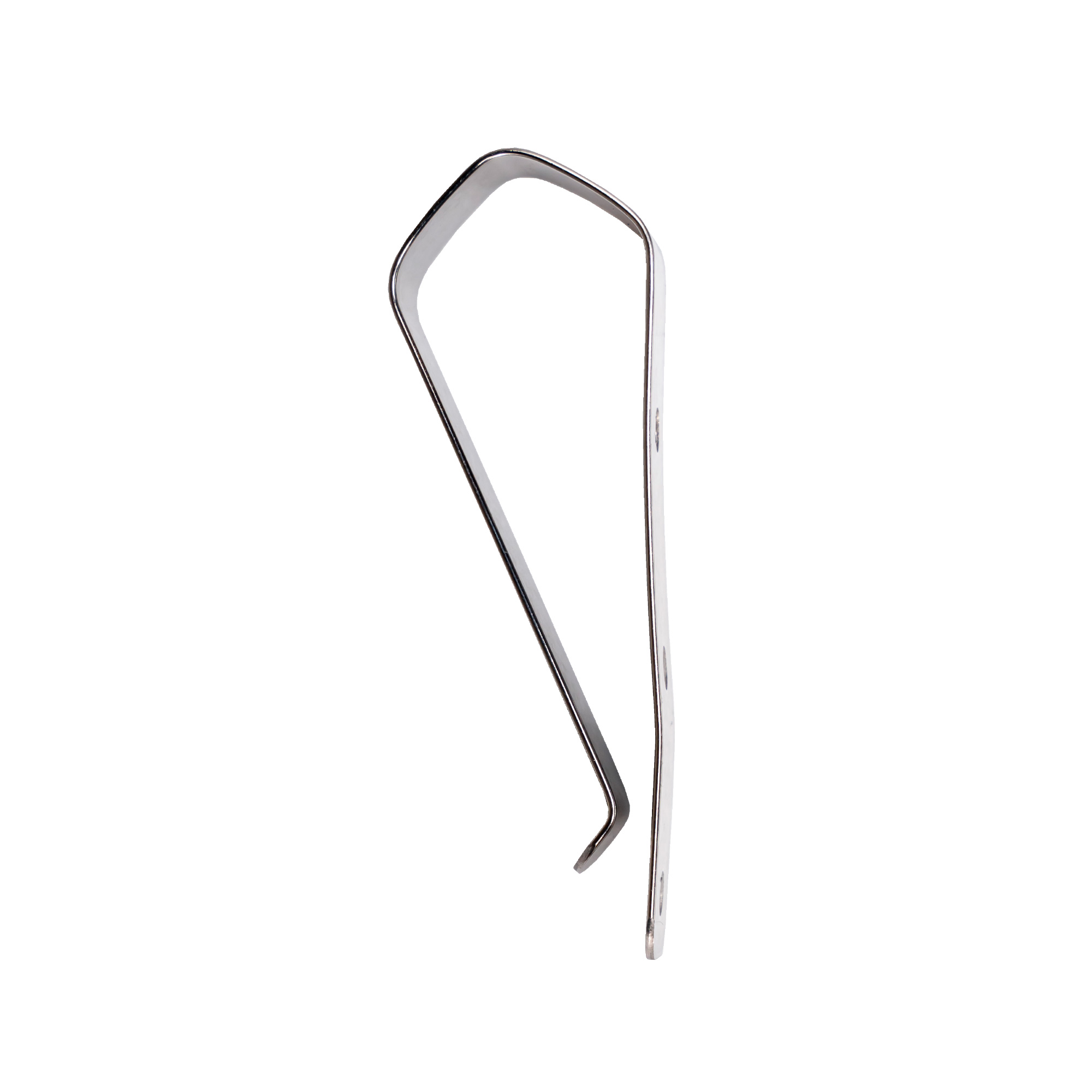 Supporto per parasole auto con clip per telecomando a 4 canali, clip in metallo curvato