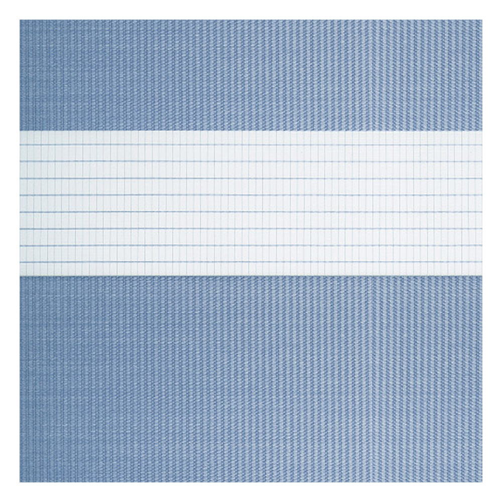 Campioni di tessuto per tende giorno e notte su misura | F7815 blu / semi-trasparente / Autumn Campioni di tessuto per tende giorno e notte su misura | F7815 blu / semi-trasparente / Autumn