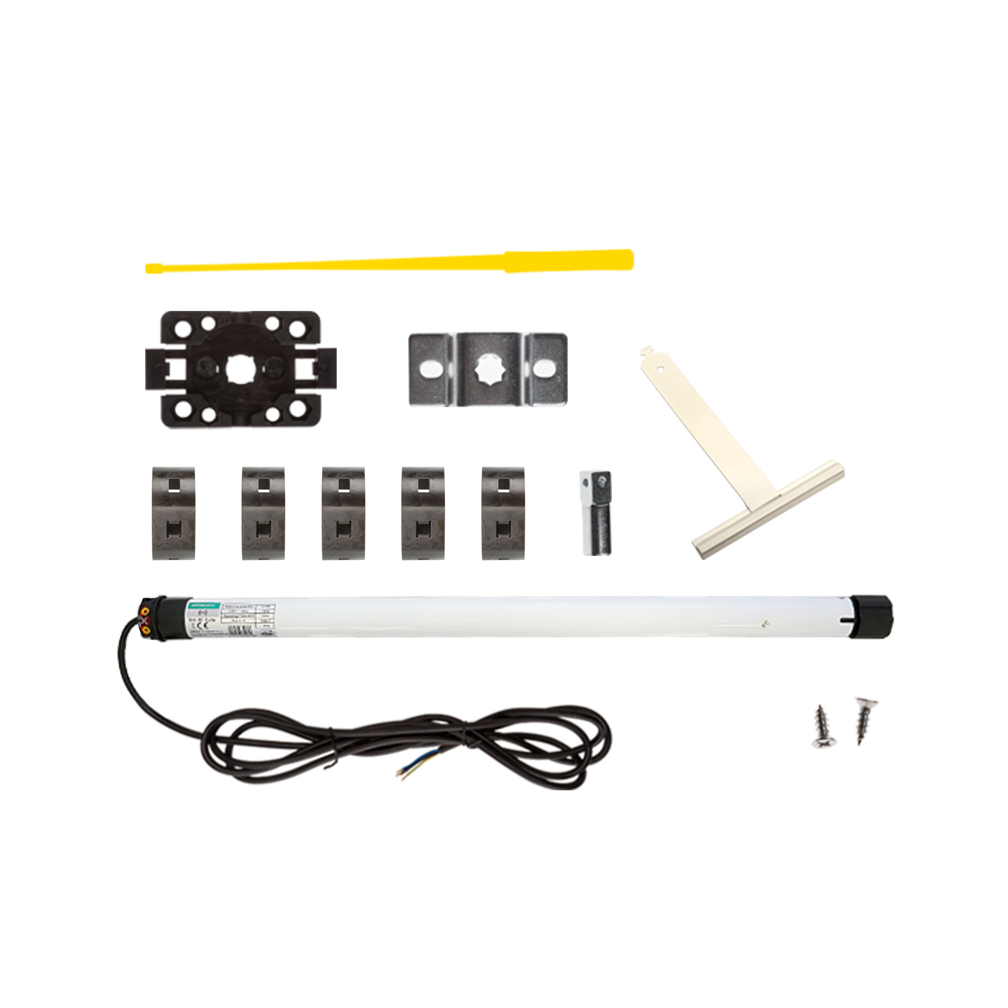 slider_image_0198379453e671ab852b3f5d98f943f6 Parti di un motore per tapparelle radio con accessori per montaggio e controllo