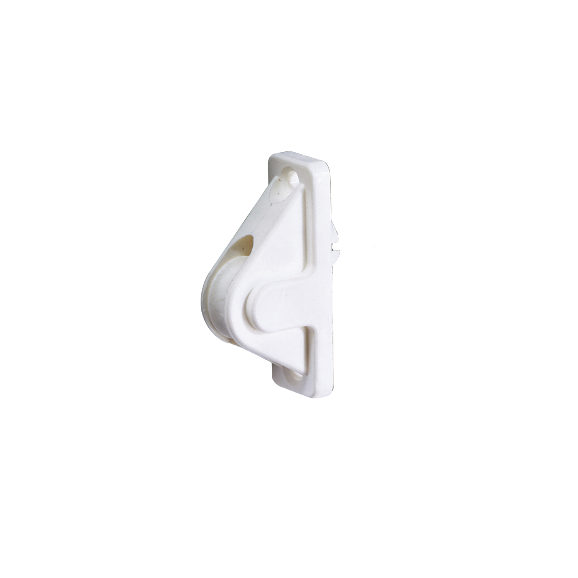 Guida per corda per corda fino a 5 mm, montabile, con fessura di guida e piastra di fissaggio