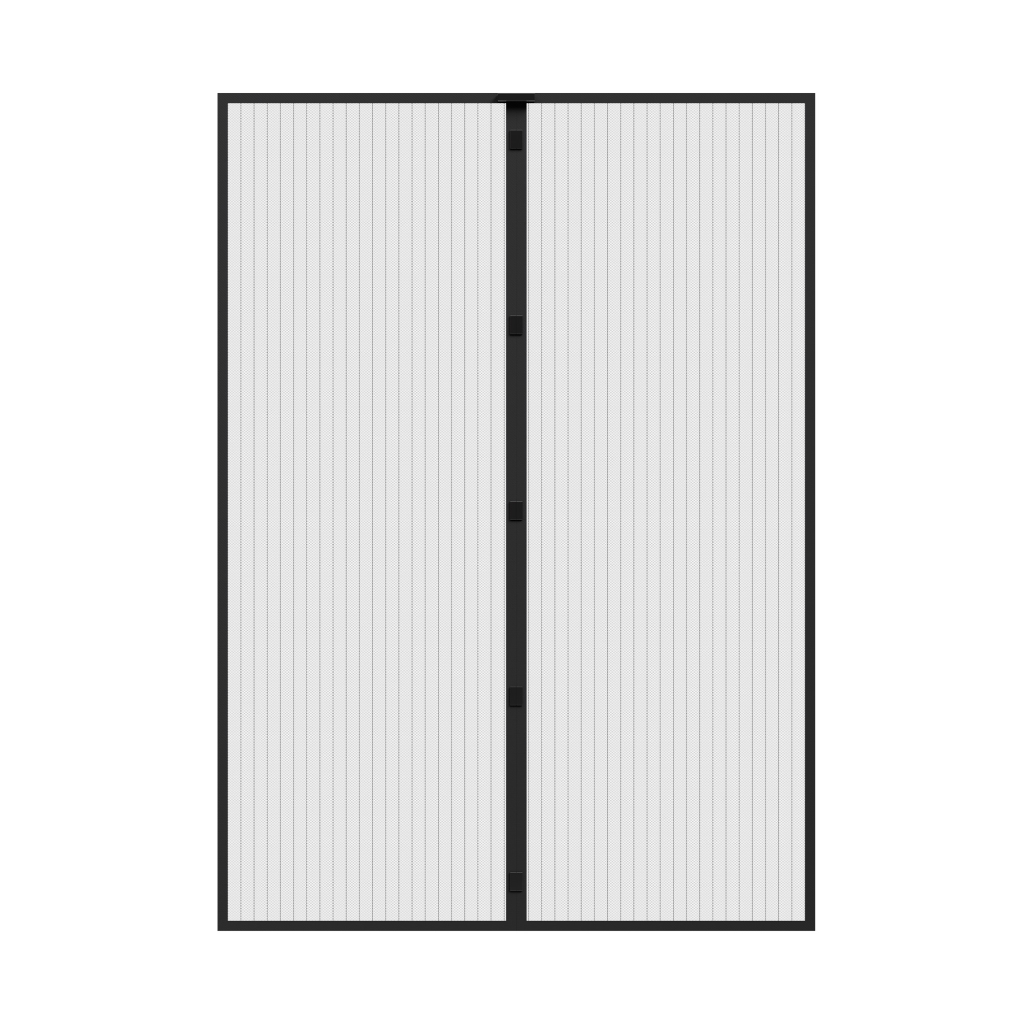 Tenda magnetica per porte con due pannelli e chiusura magnetica