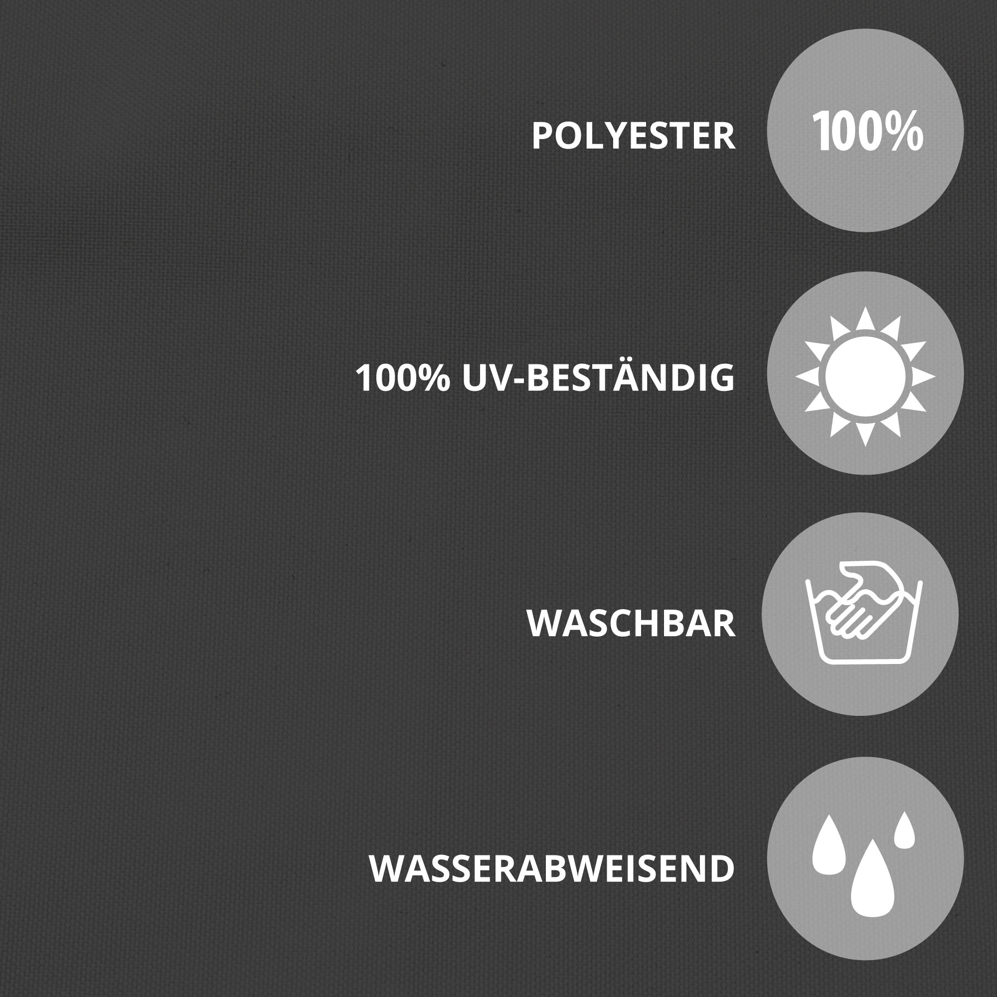 Rivestimento per balcone in poliestere, resistente ai raggi UV, lavabile, idrorepellente