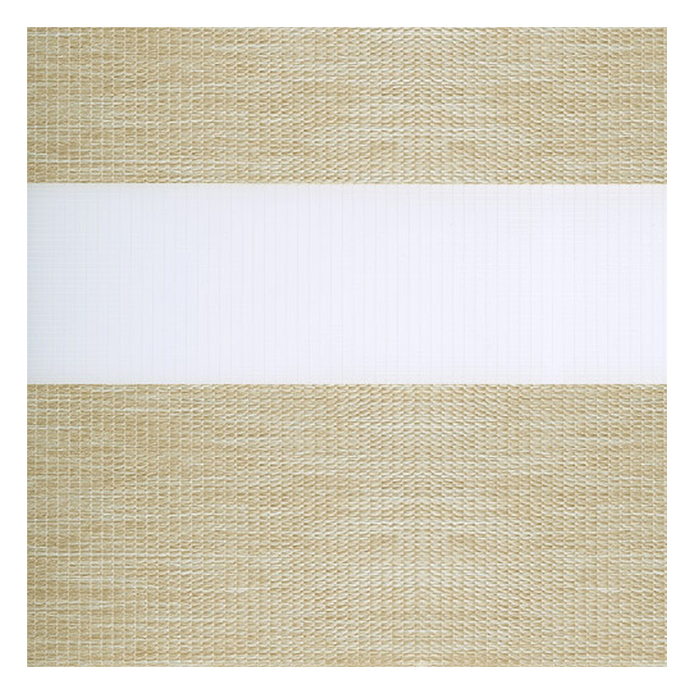 Campioni di tessuto per tende giorno e notte su misura | G7835 beige / semi-trasparente / Rio Campioni di tessuto per tende giorno e notte su misura | G7835 beige / semi-trasparente / Rio
