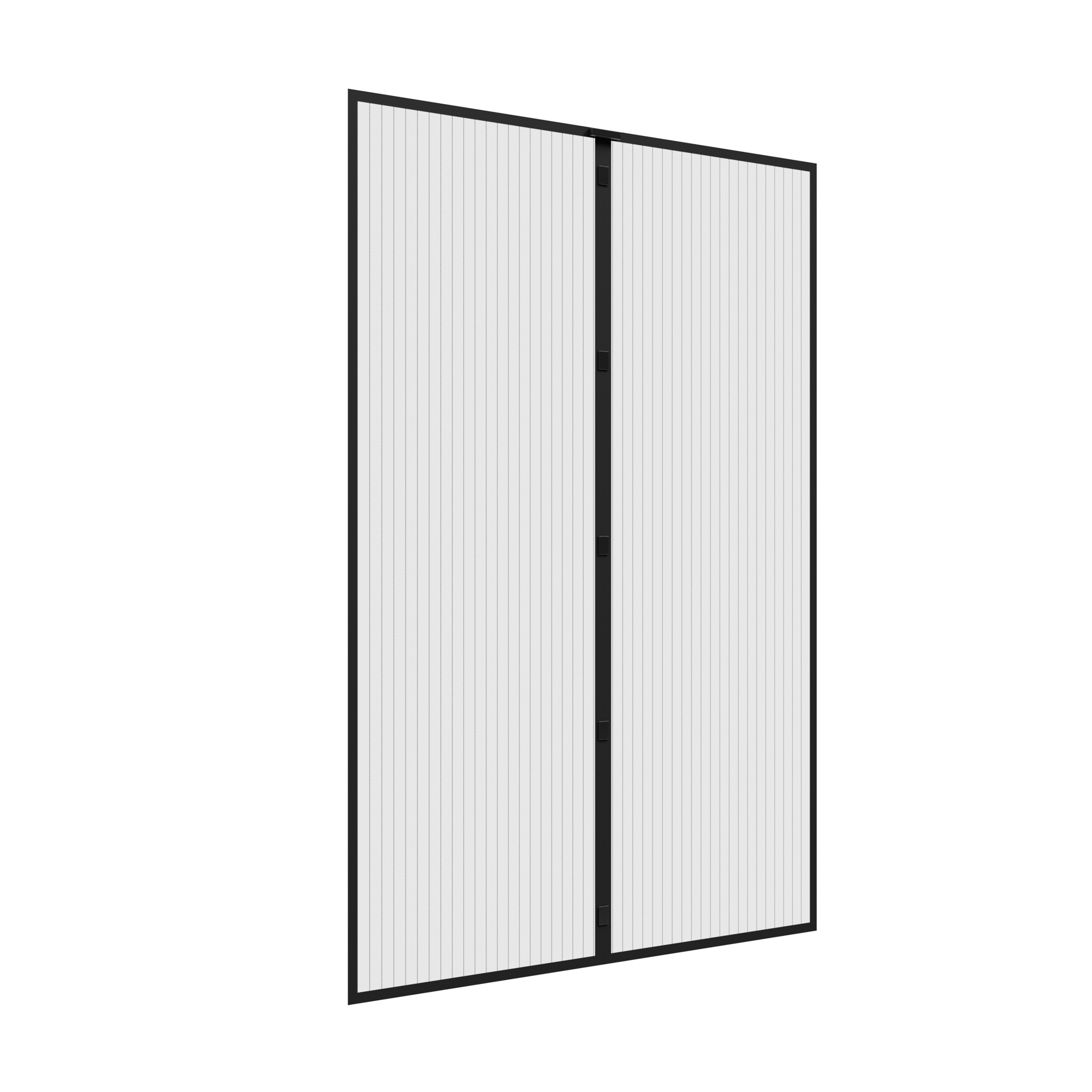 Tenda magnetica per porte con chiusura centrale per la protezione dagli insetti