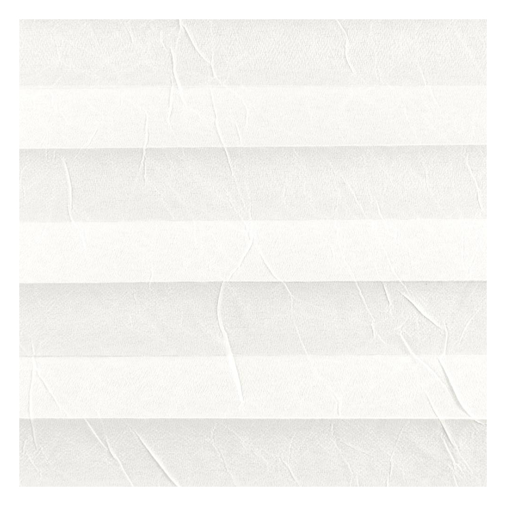 Campioni di tessuto per tenda plissettata su misura | 20501 bianco / semi-trasparente / Cara Crush Perlmutt Color