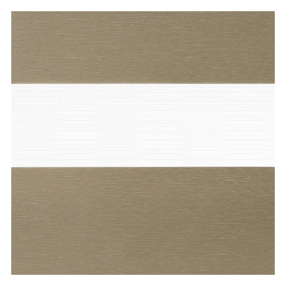 Campioni di tessuto per tende giorno e notte su misura | B473 beige-crema / semi-trasparente / Aroso Campioni di tessuto per tende giorno e notte su misura | B473 beige-crema / semi-trasparente / Aroso
