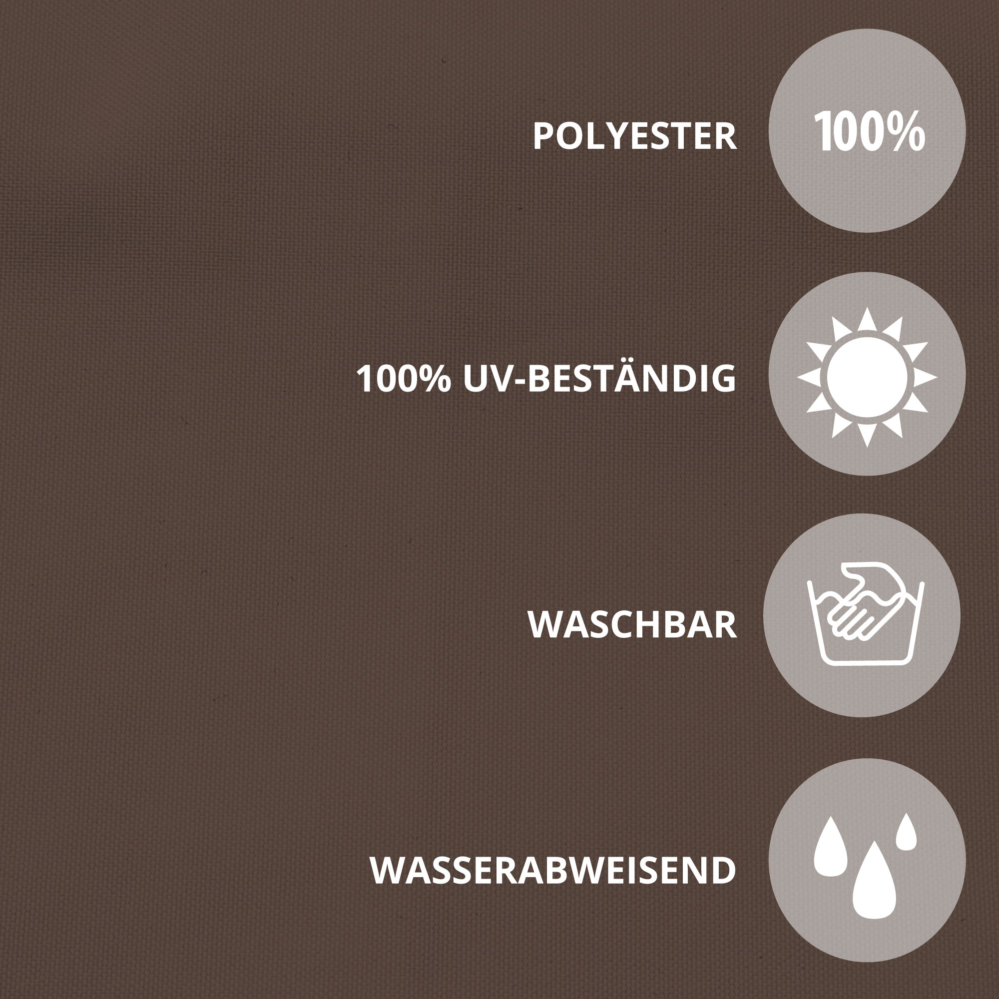 Rivestimento per balcone in poliestere, resistente ai raggi UV, lavabile, idrorepellente