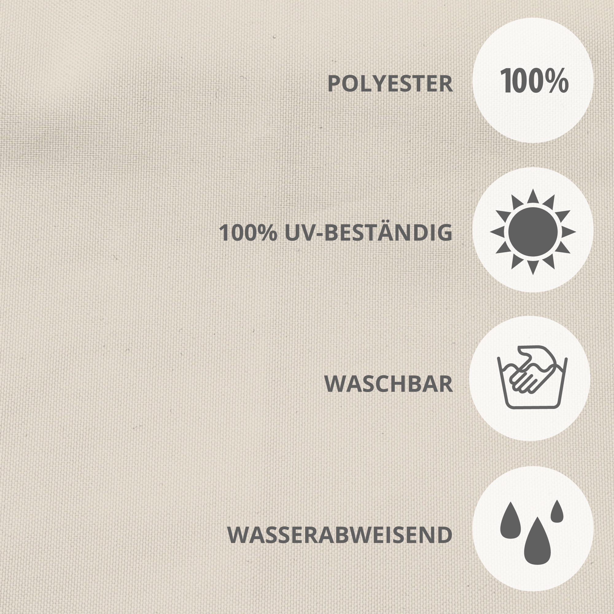 Rivestimento per balcone in poliestere, resistente ai raggi UV, lavabile, idrorepellente