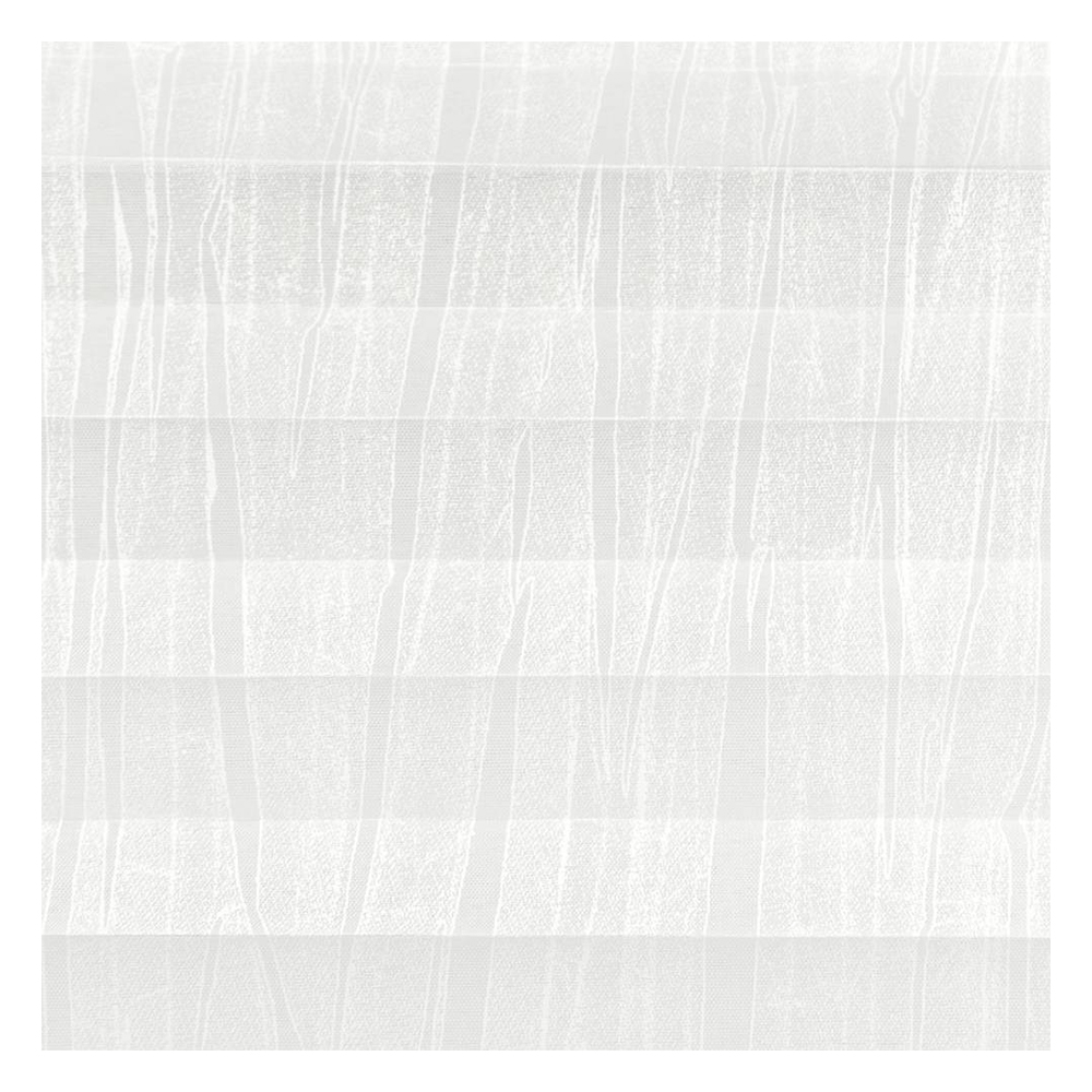 Campioni di tessuto per tenda plissettata su misura | 30492 bianco / semi-trasparente / Long Crush