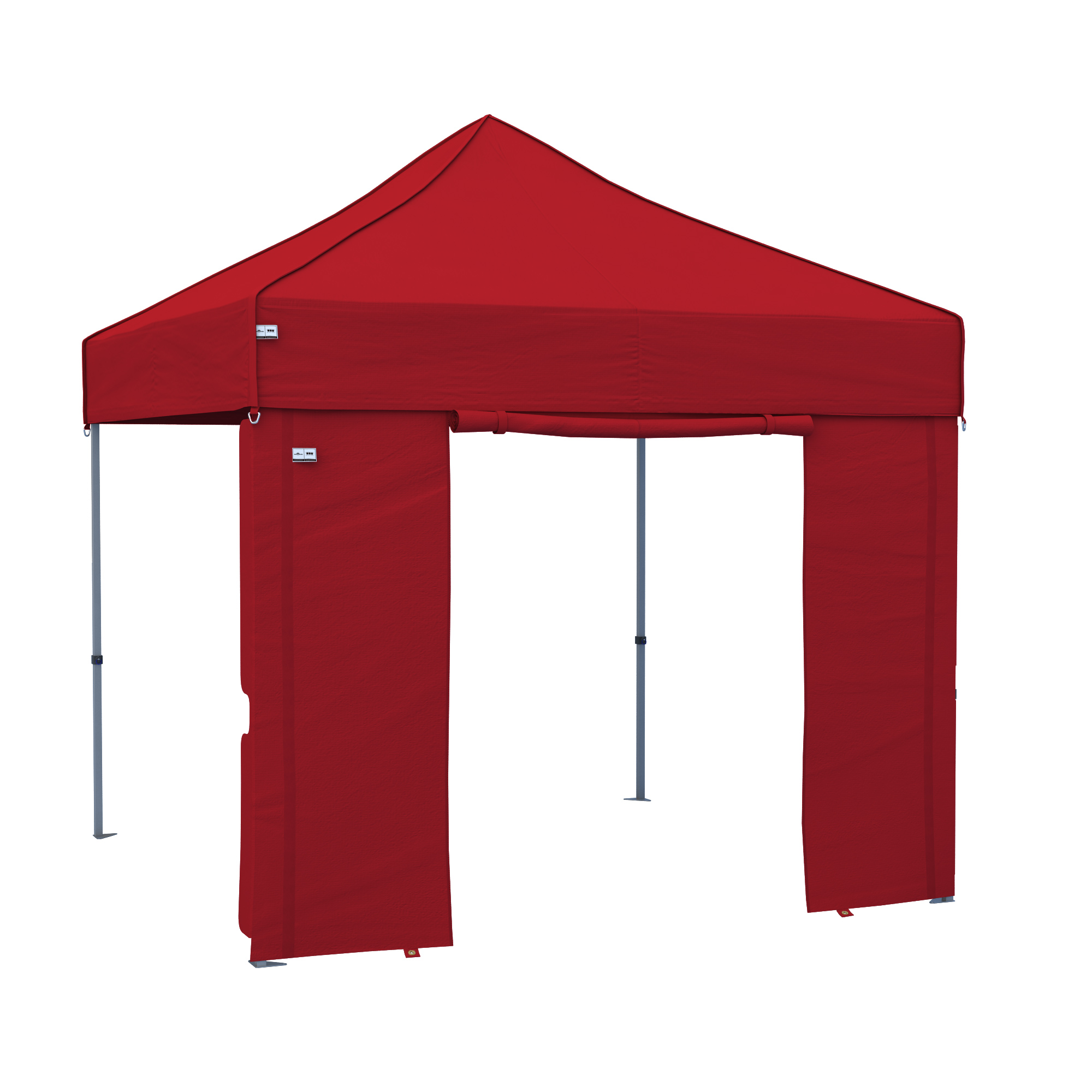 Parete laterale per gazebo pieghevole con apertura per finestra e struttura stabile