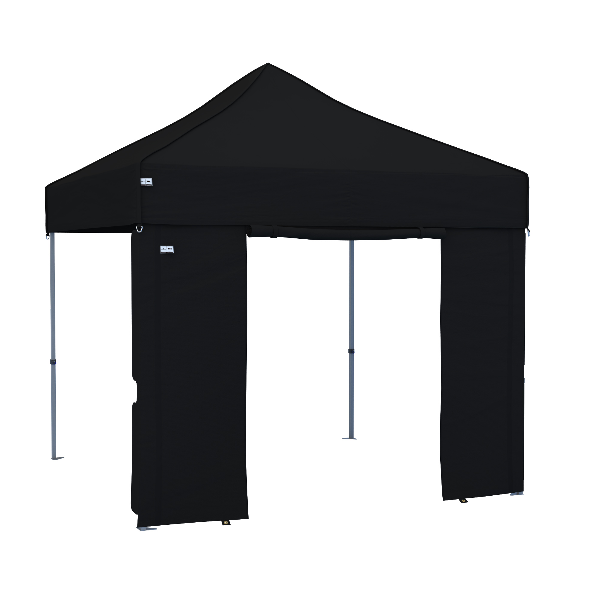 Parete laterale per gazebo pieghevole con apertura per finestra e struttura stabile