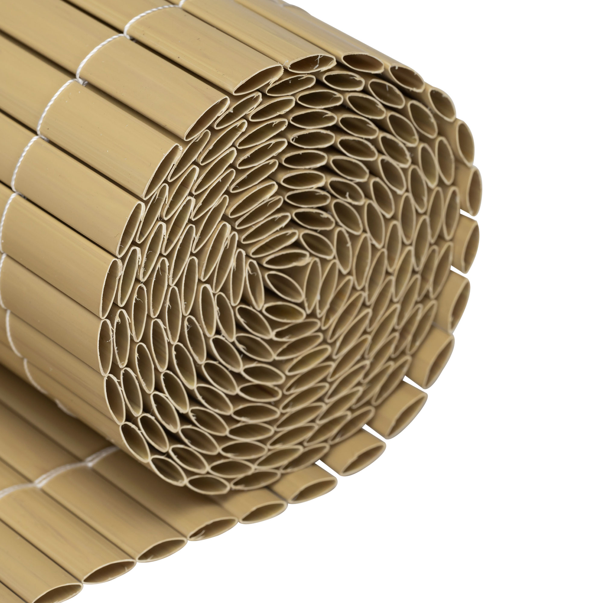 Rete di protezione in PVC arrotolata per uso esterno