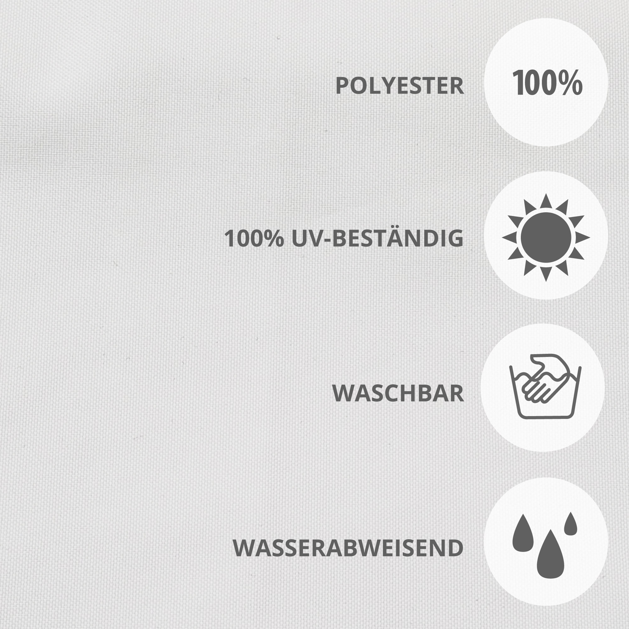 Rivestimento per balcone in poliestere, resistente ai raggi UV, lavabile, idrorepellente