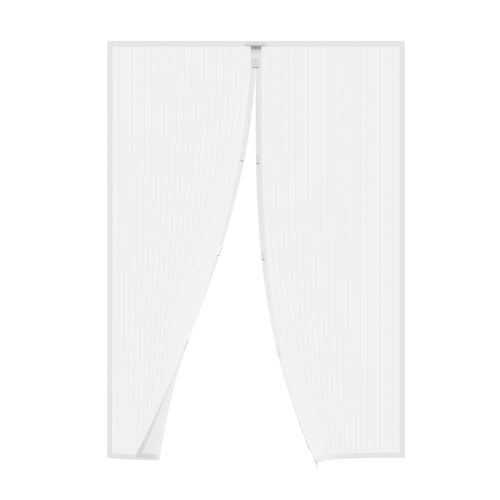 Tenda magnetica per porte con apertura centrale e chiusura magnetica
