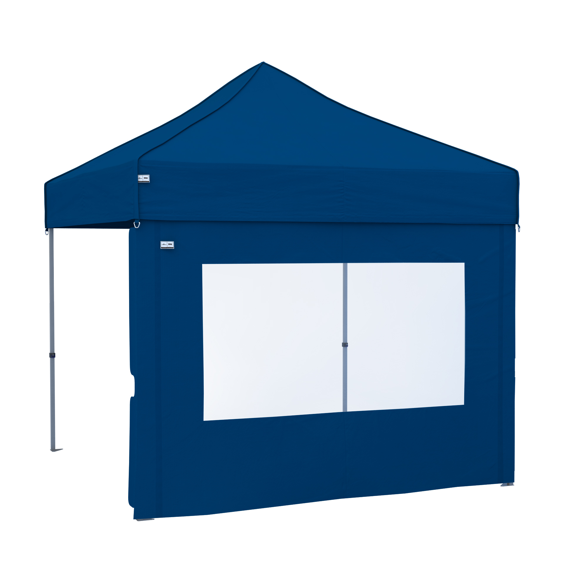 Parete laterale per gazebo pieghevole con apertura per finestra e struttura stabile