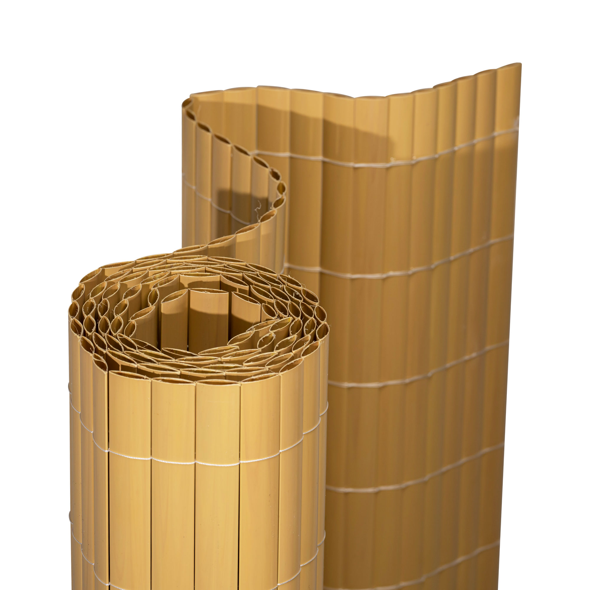 Pannello di protezione in PVC arrotolato con aspetto bambù per protezione e decorazione