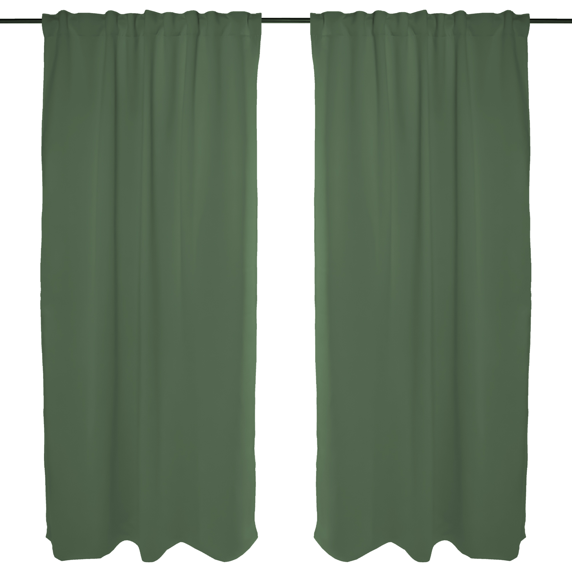 Tenda acustica con nastro combinato, mostra il lato della stanza e della finestra in primo piano, strutturato