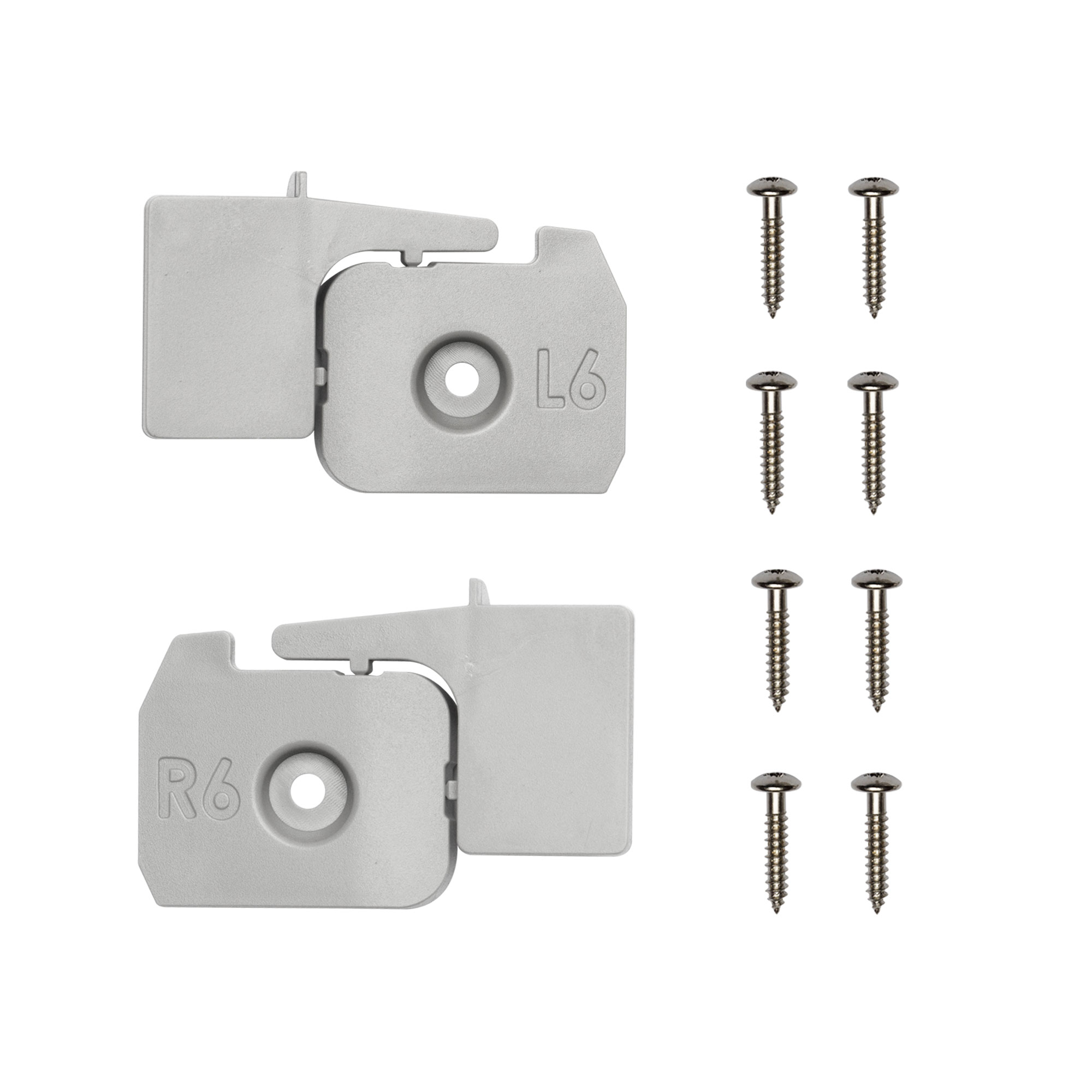 Set di ricambi per tende da tetto con supporti e viti