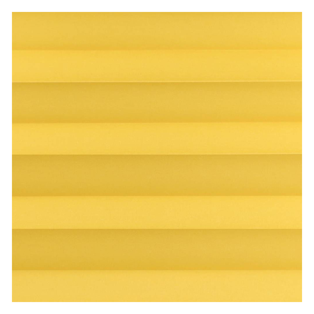 Campioni di tessuto per tenda plissettata su misura | Efix004ch giallo / semi-trasparente / easyfix