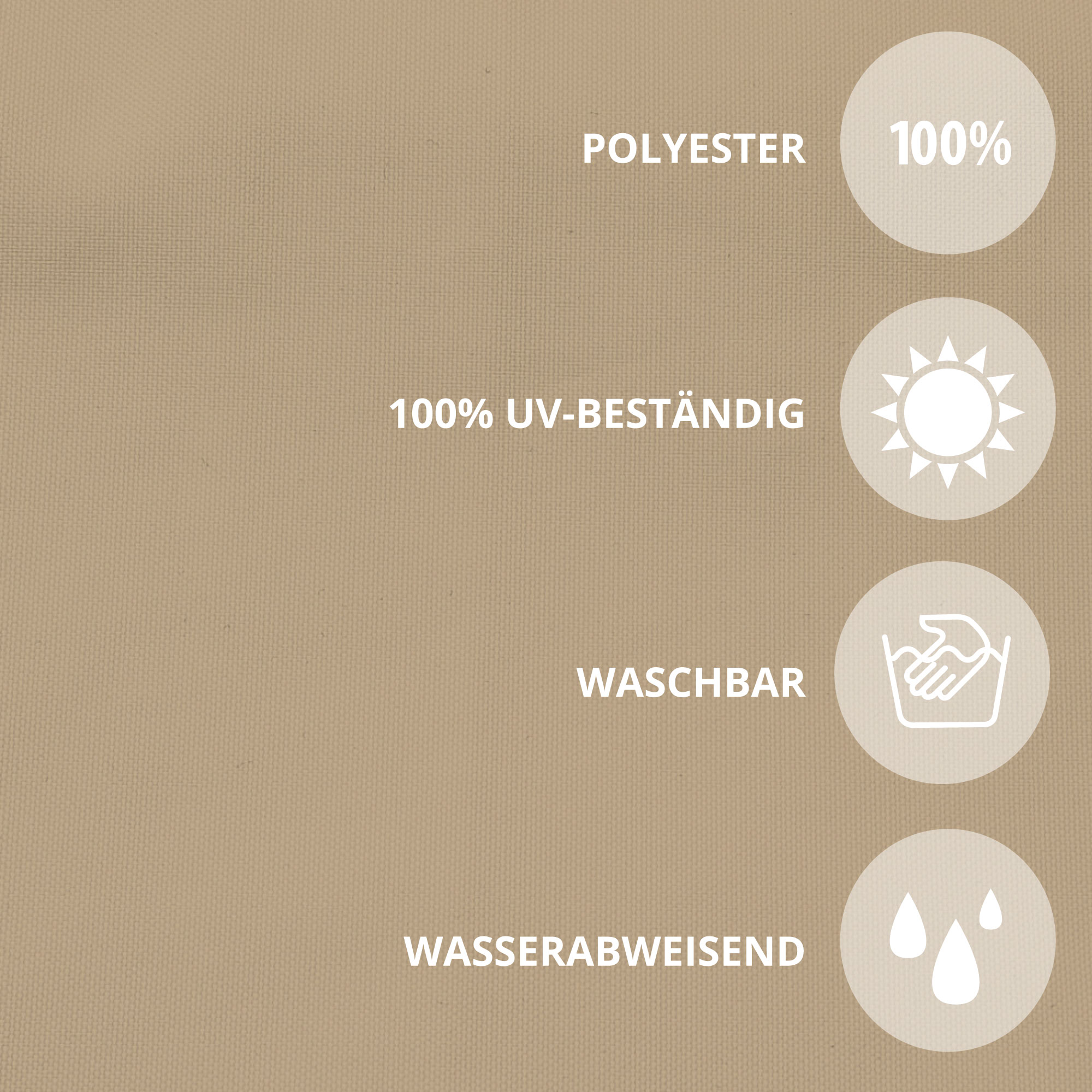 Rivestimento per balcone in poliestere, resistente ai raggi UV, lavabile, idrorepellente